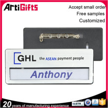 Artigifts company professional blank brass name badge